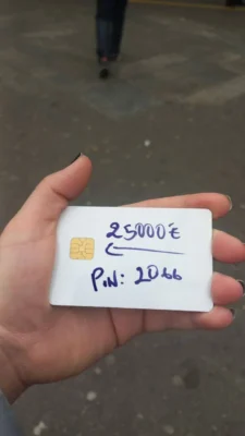 KLONKARTE im Wert von 25.000 €